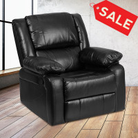 Flash Furniture BT-70597-1-GG Harmony Leather Recliner in Black